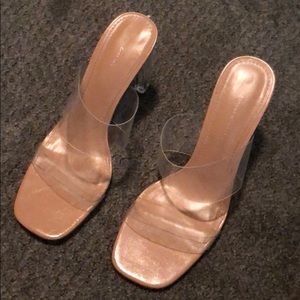 Zara Acrylic Heels